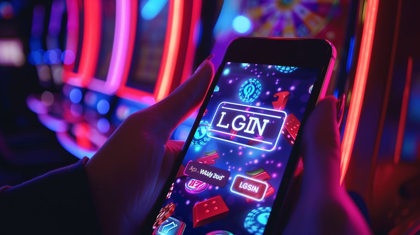 Antarmuka Sakong di smartphone dengan panel taruhan dan video dealer